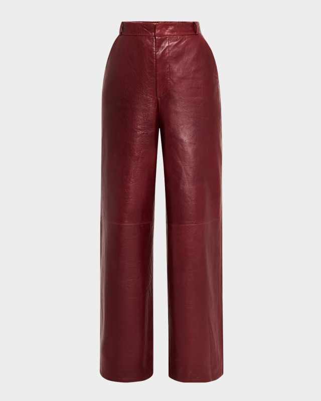 The Wide Leather Trousers